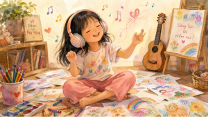 Con hay nhún nhảy theo nhạc hay chỉ là hiếu động: Cách gọi tên năng khiếu Nghệ thuật