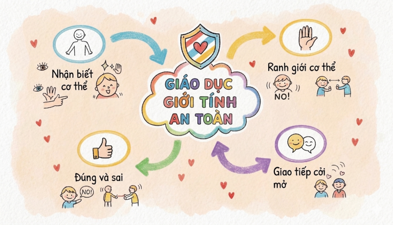 Giáo dục giới tính an toàn : Bảo vệ thiên thần bé bỏng